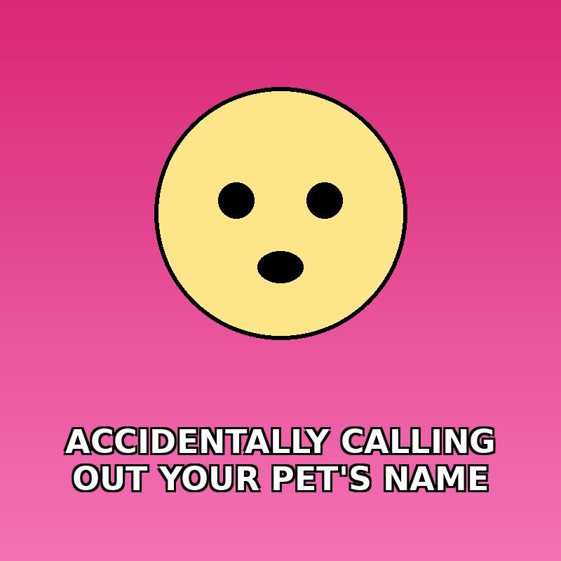 When you accidentally call out the wrong name (of your pet) 🐶